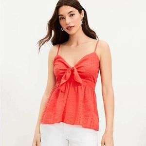 Loft Tie Front Flare Cami